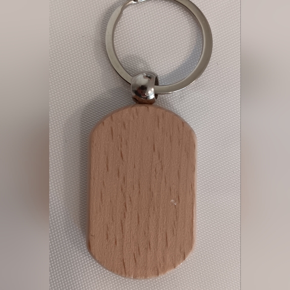 Pink flower keychain - Picture 3 of 3